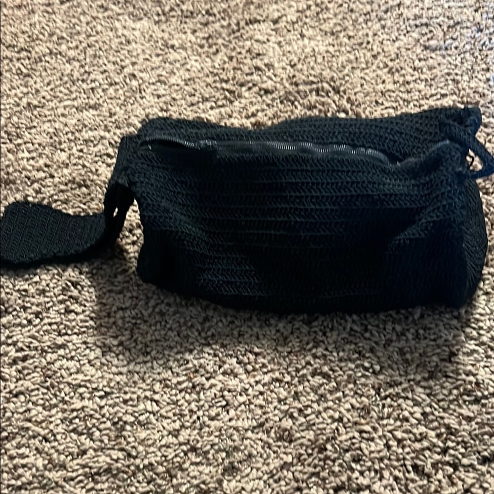 Vintage … Black Knit Bag